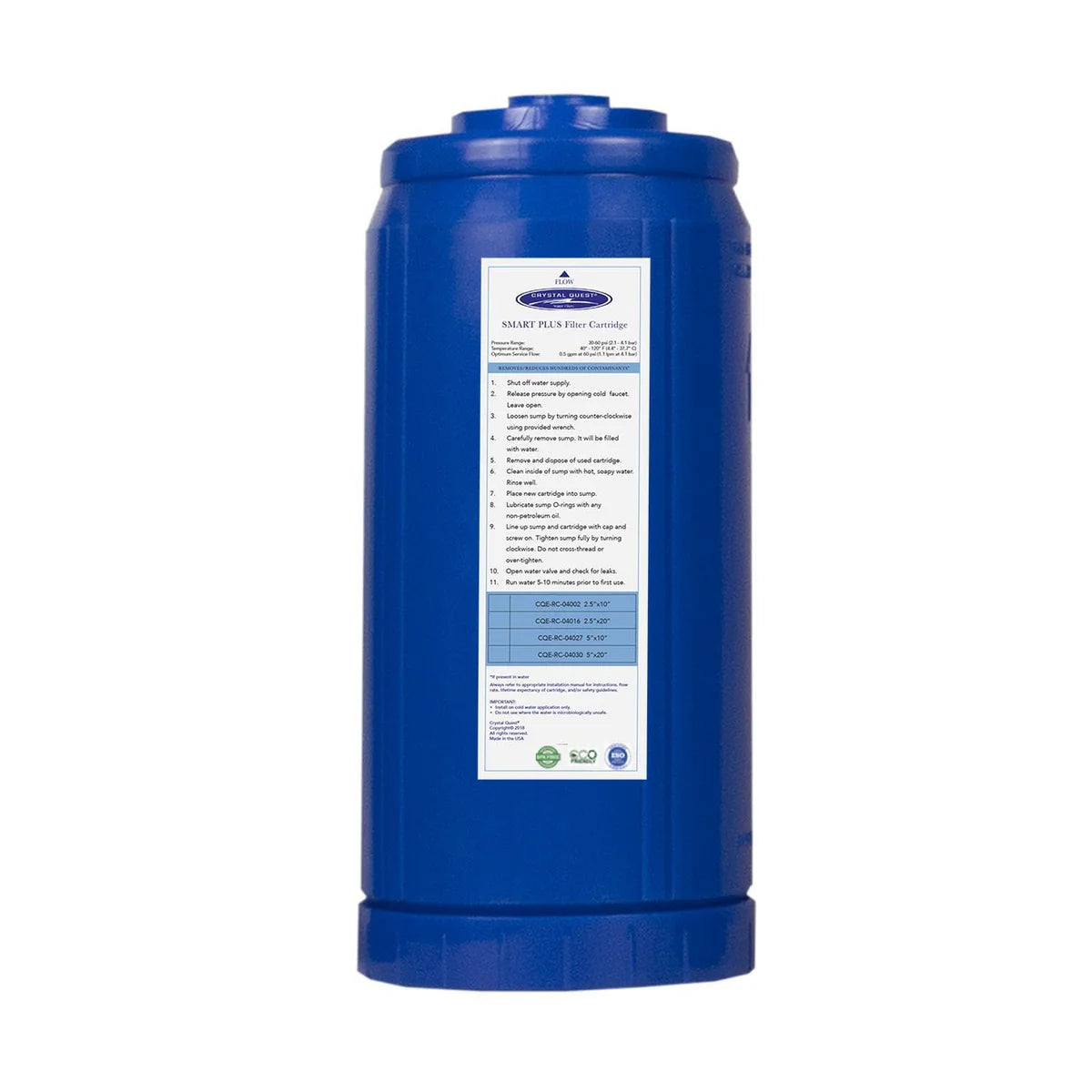 SMART Filter Cartridge by Crystal Quest