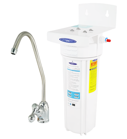 SMART Under Sink Water Filter System by Crystal Quest
