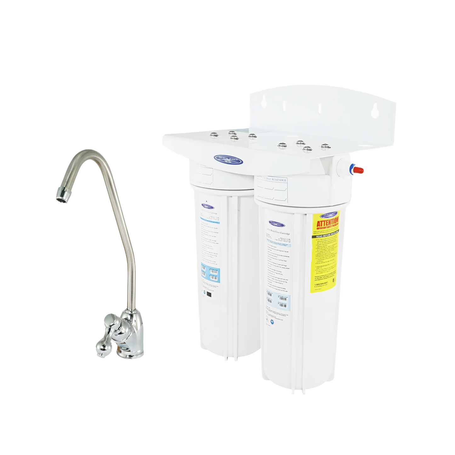 SMART Under Sink Water Filter System by Crystal Quest