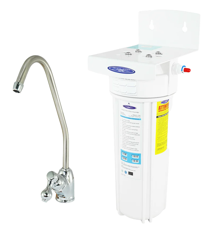 Fluoride Under Sink Water Filter System by Crystal Quest