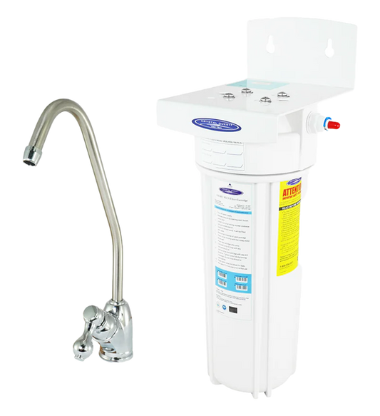 Fluoride Under Sink Water Filter System by Crystal Quest
