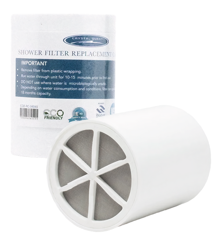 Shower Filter Replacement Cartridge by Crystal Quest